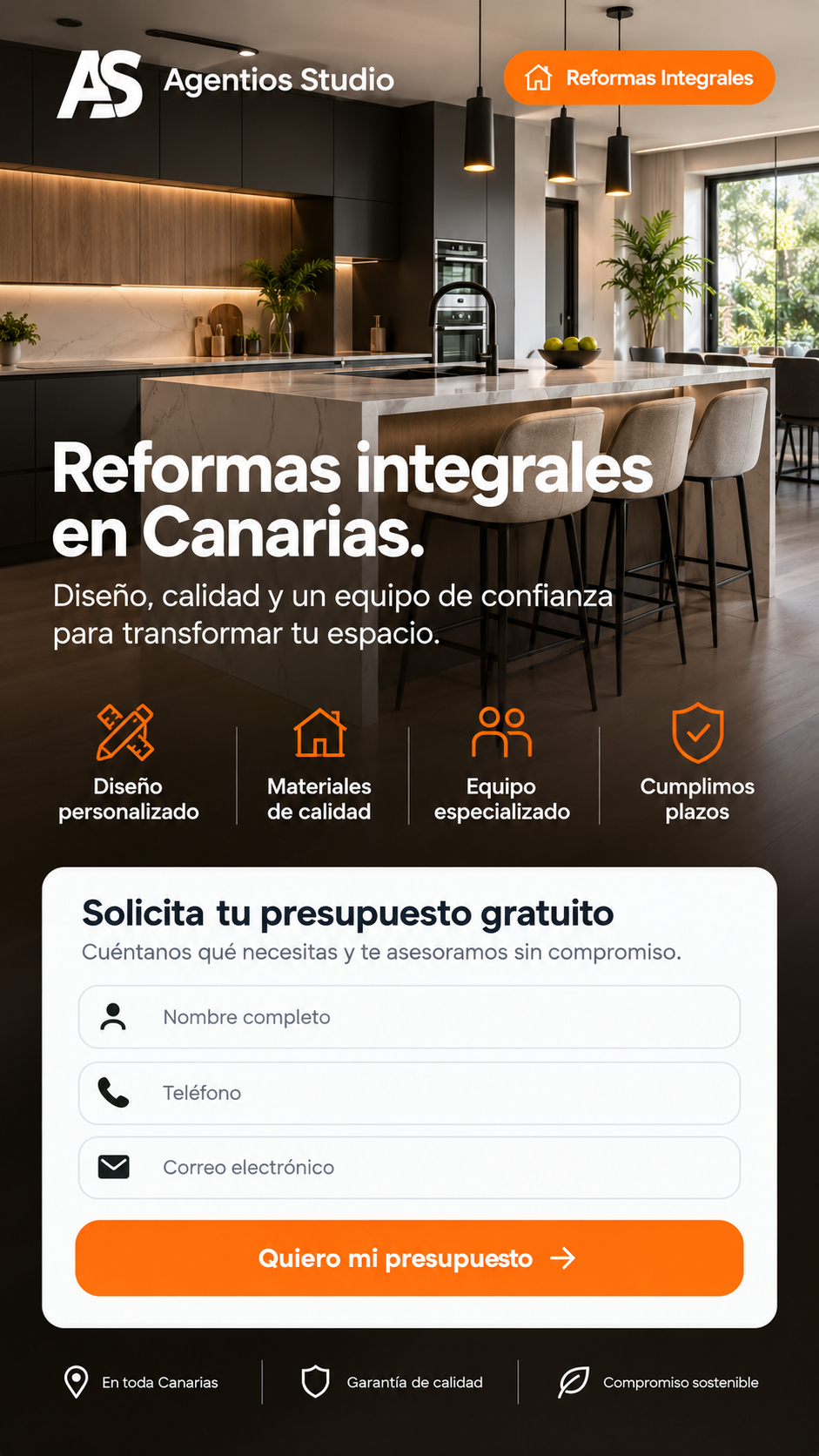 Ejemplo ilustrativo de anuncio para reformas integrales